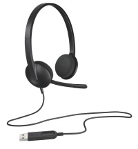 LOGITECH H340 KABLOLU HEADSET 981-000475 CallCenter Kulaklığı - 1
